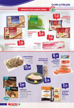 Vista previa Spar folleto válido desde el 31.10.2025 | Página: 9 | Productos: Queso, Helado, Lasaña, Langostino