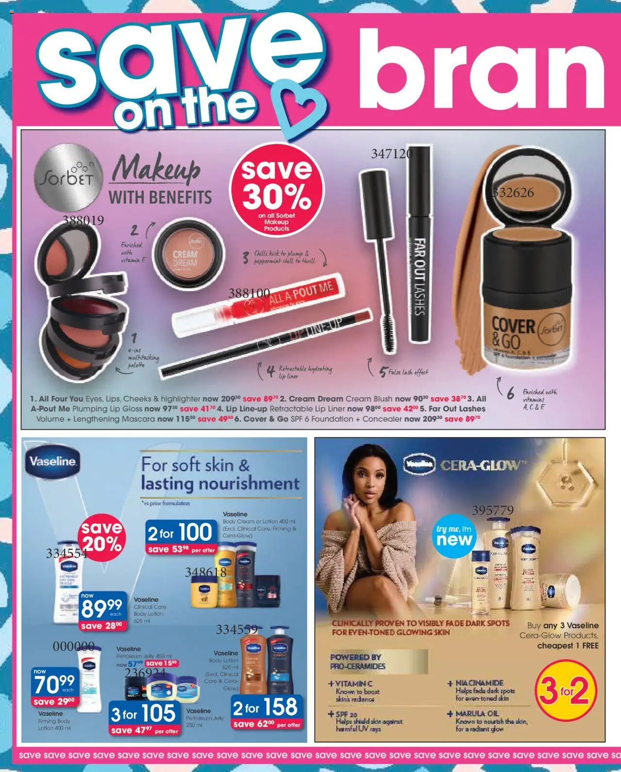 Clicks Specials │ valid from 07.08.2025 | Page: 10 | Products: Lip liner, Concealer, Lip gloss, Petroleum jelly