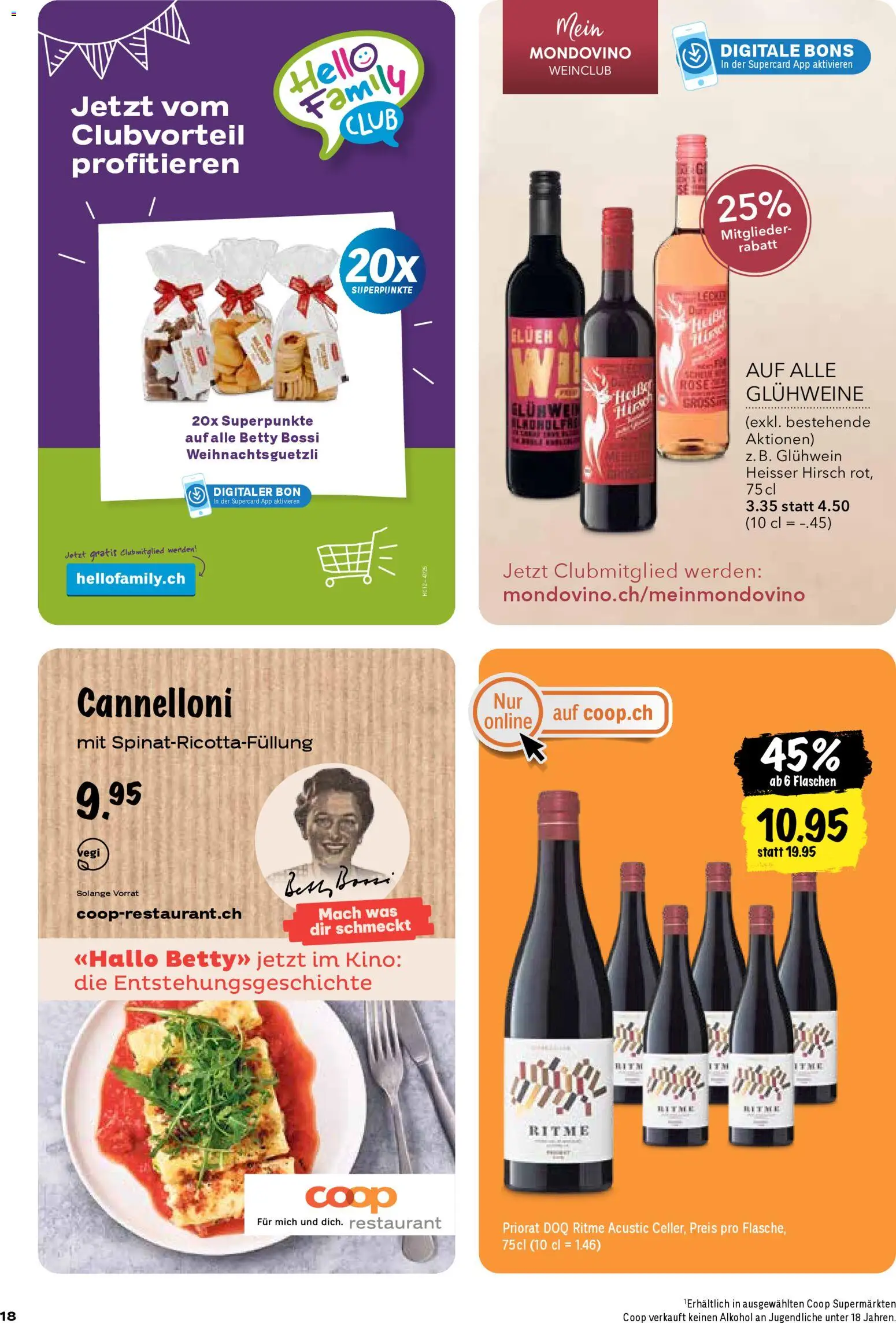 Coop Aktionen – gültig ab 20.11.2025 | Seite: 18 | Produkte: Pasta