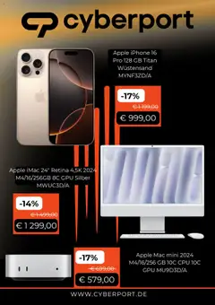Cyberport Prospekt 	 - gültig ab dem 07.08.2025 | Seite: 5 | Produkte: Iphone, Apple, Imac
