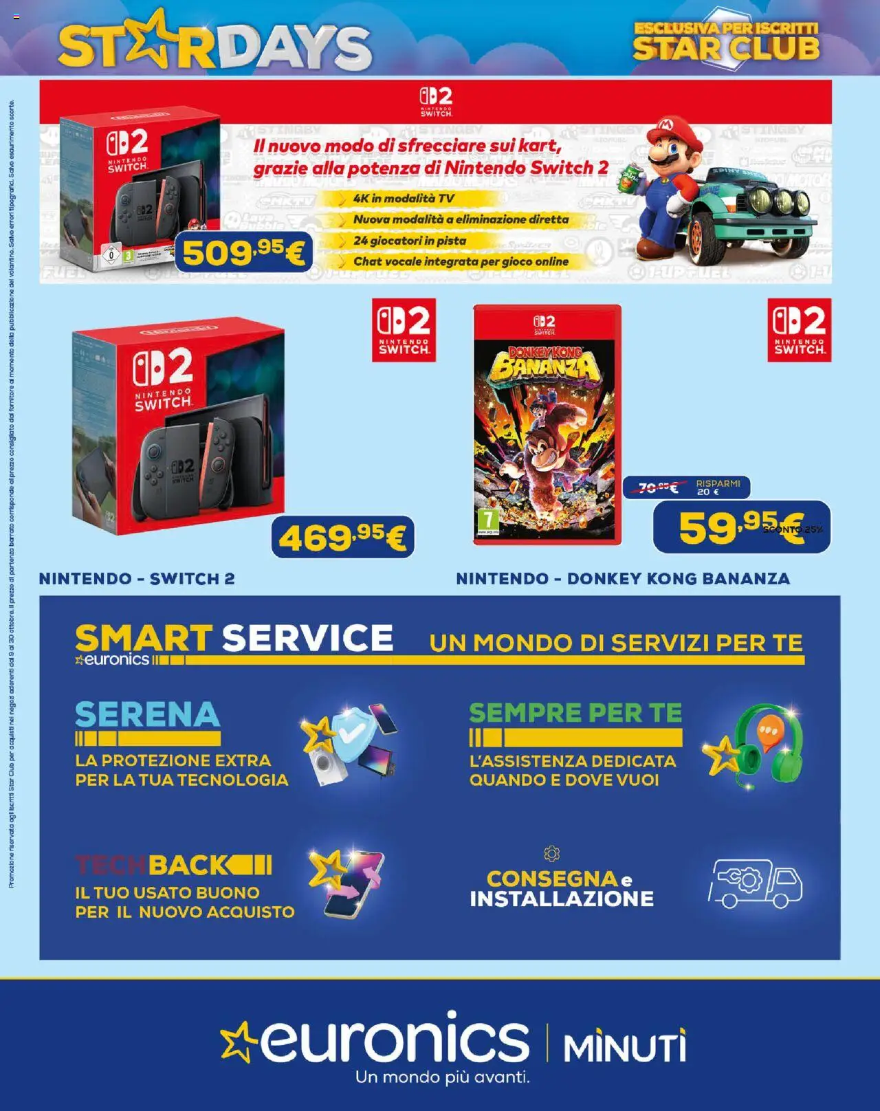 Volantino Euronics del 09.10.2025 | Pagina: 24 | Prodotti: Tè, TV, Gioco