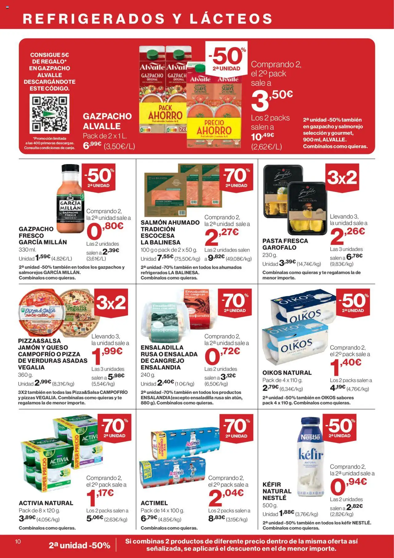 Hipercor catálogo │ válido desde el 05.06.2025 | Página: 10 | Productos: Στιγμιαίος καφές, Ensaladilla, Gazpacho, Salmón ahumado
