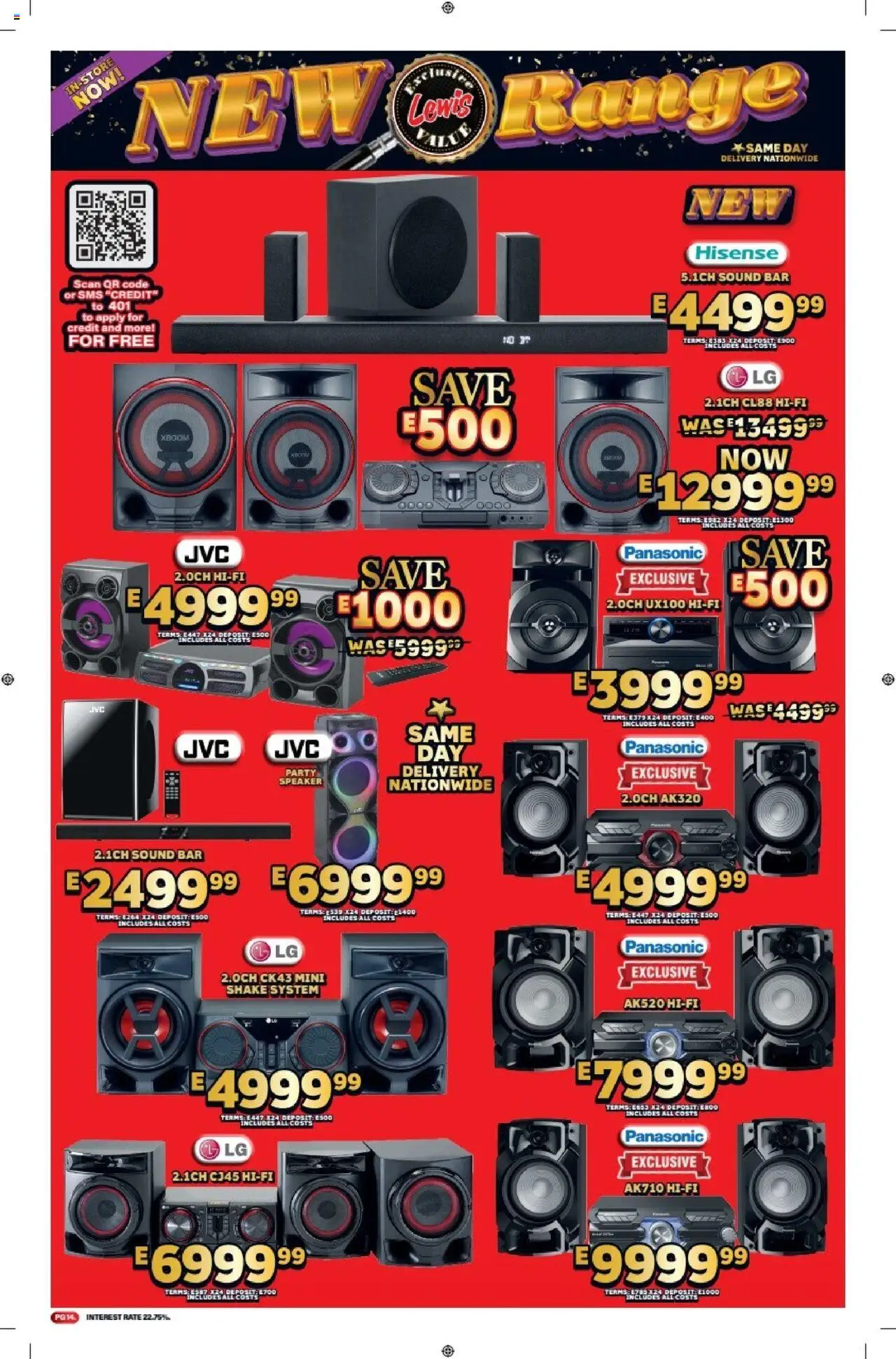 Lewis Stores - Eswatini Brochure │ valid from 11.08.2025 | Page: 14 | Products: Speaker