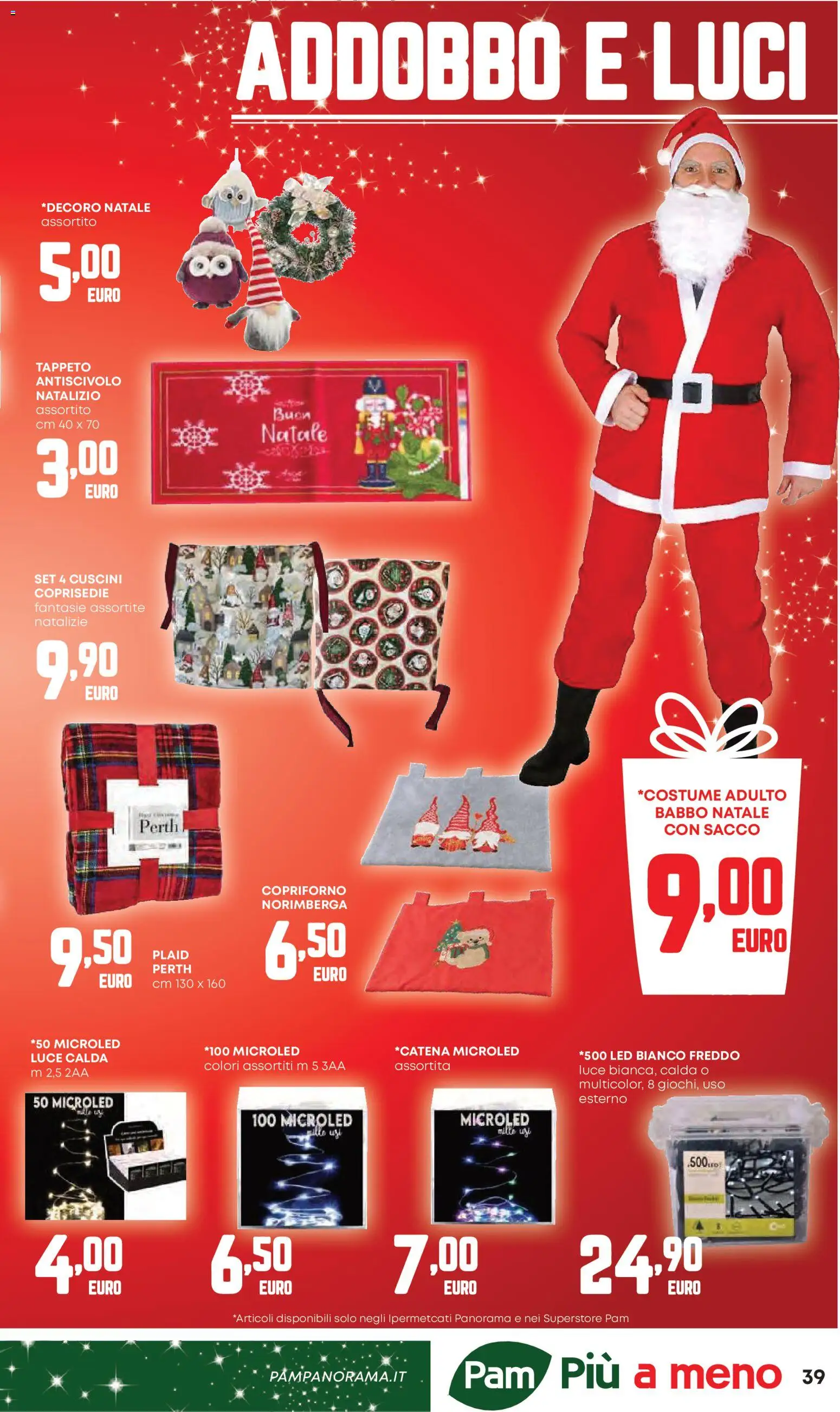Volantino Panorama del 20.11.2025 | Pagina: 39 | Prodotti: Plaid, Tappeto