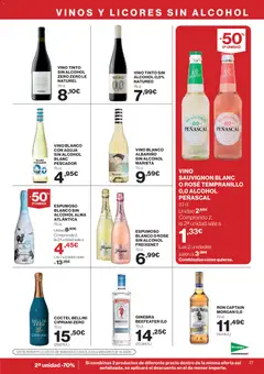 Vista previa El Corte Inglés ofertas válido desde el 07.01.2026 | Página: 29 | Productos: Ron, Vino, Ginebra