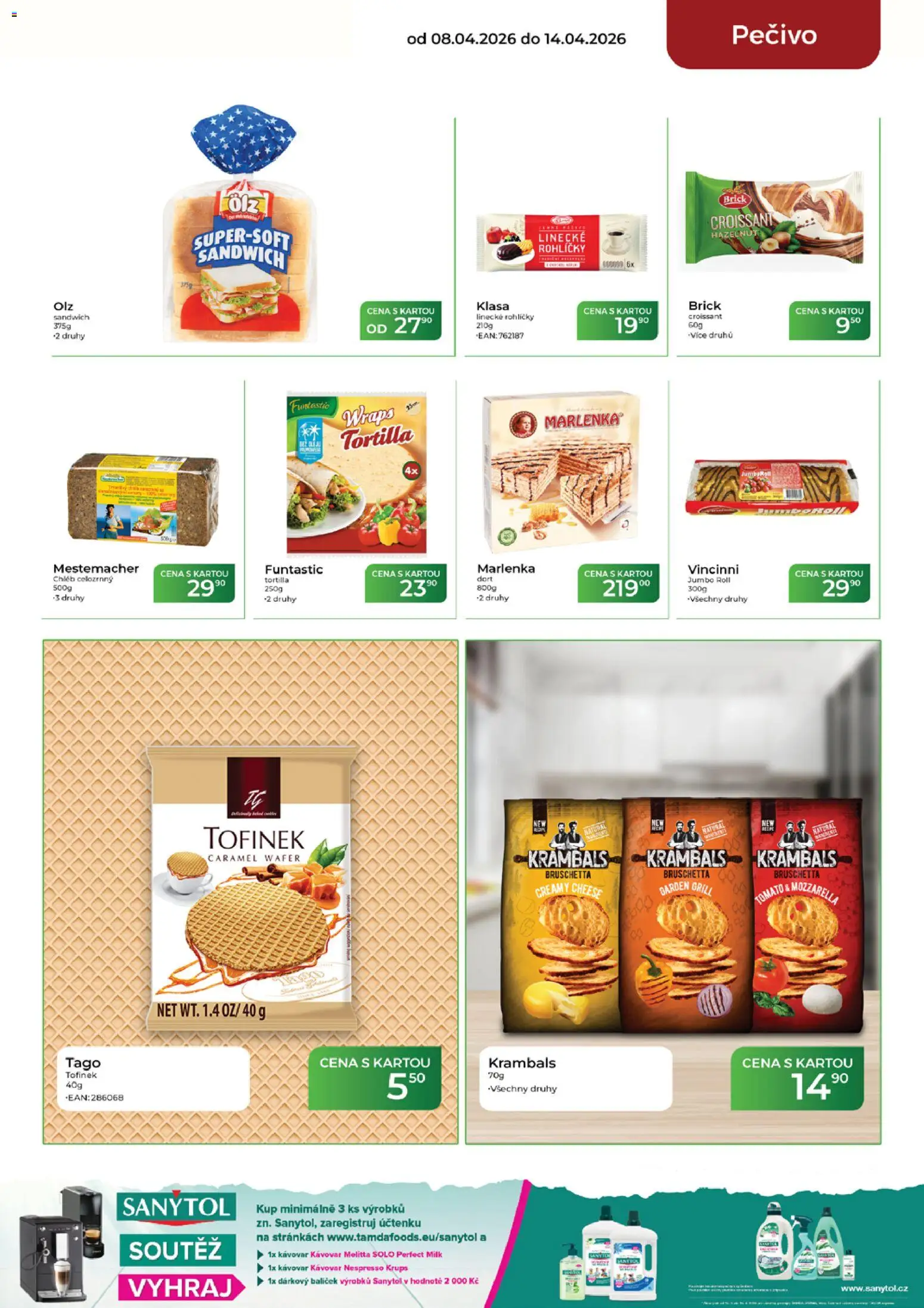 Tamda Foods leták od 08.04.2026 | Strana: 27 | Produkty: Bruschetta, Kávovar, Tortilla, Nespresso