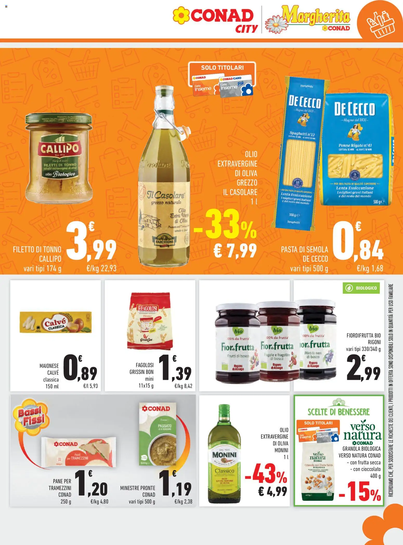 Volantino Conad del 06.11.2025 | Pagina: 9 | Prodotti: Pane, Olive, Mirtilli, Tonno