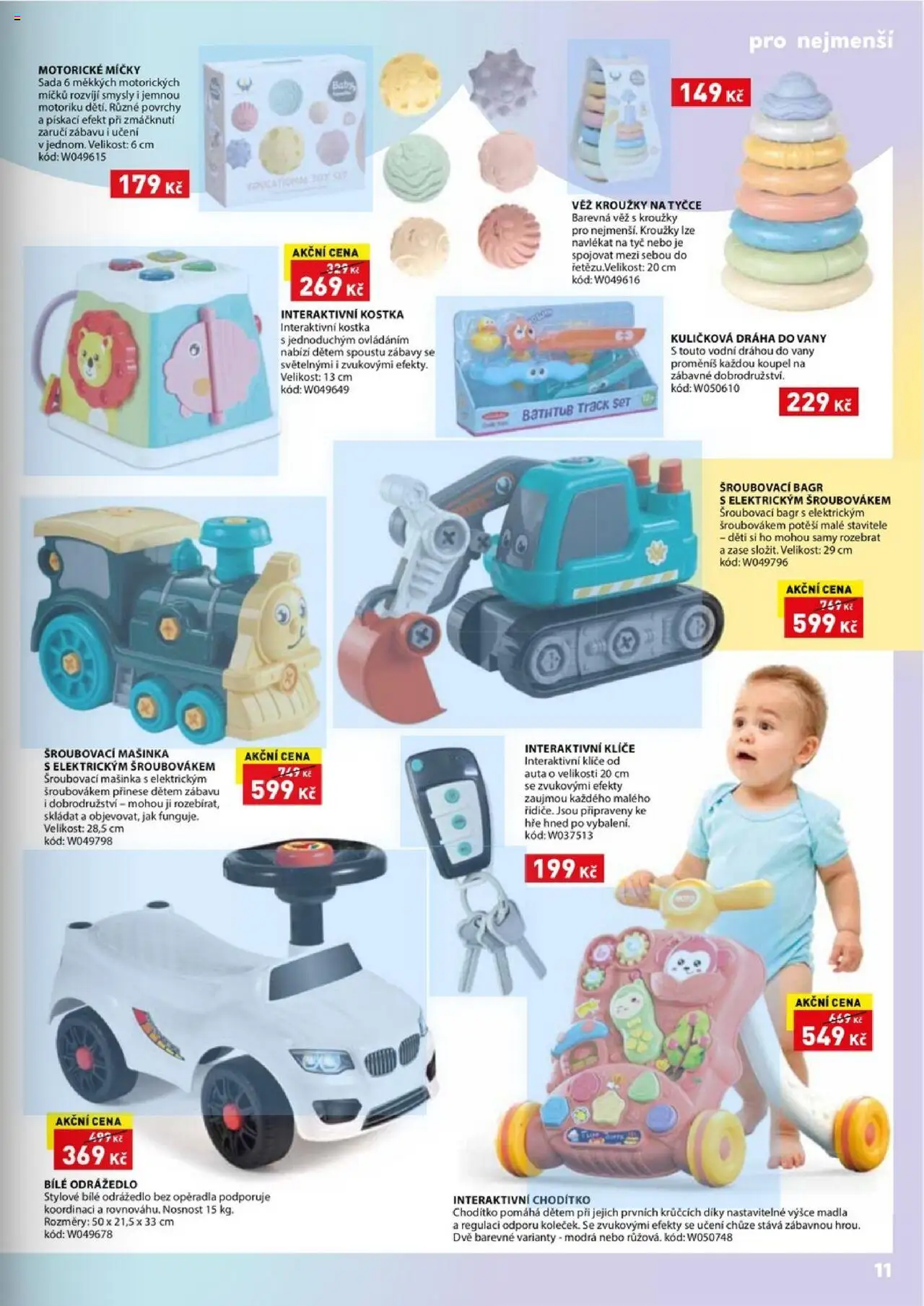 Wiky katalog - Vánoce 2025 od 14.10.2025 | Strana: 11 | Produkty: Kuličková dráha, Mašinka, Odrážedlo