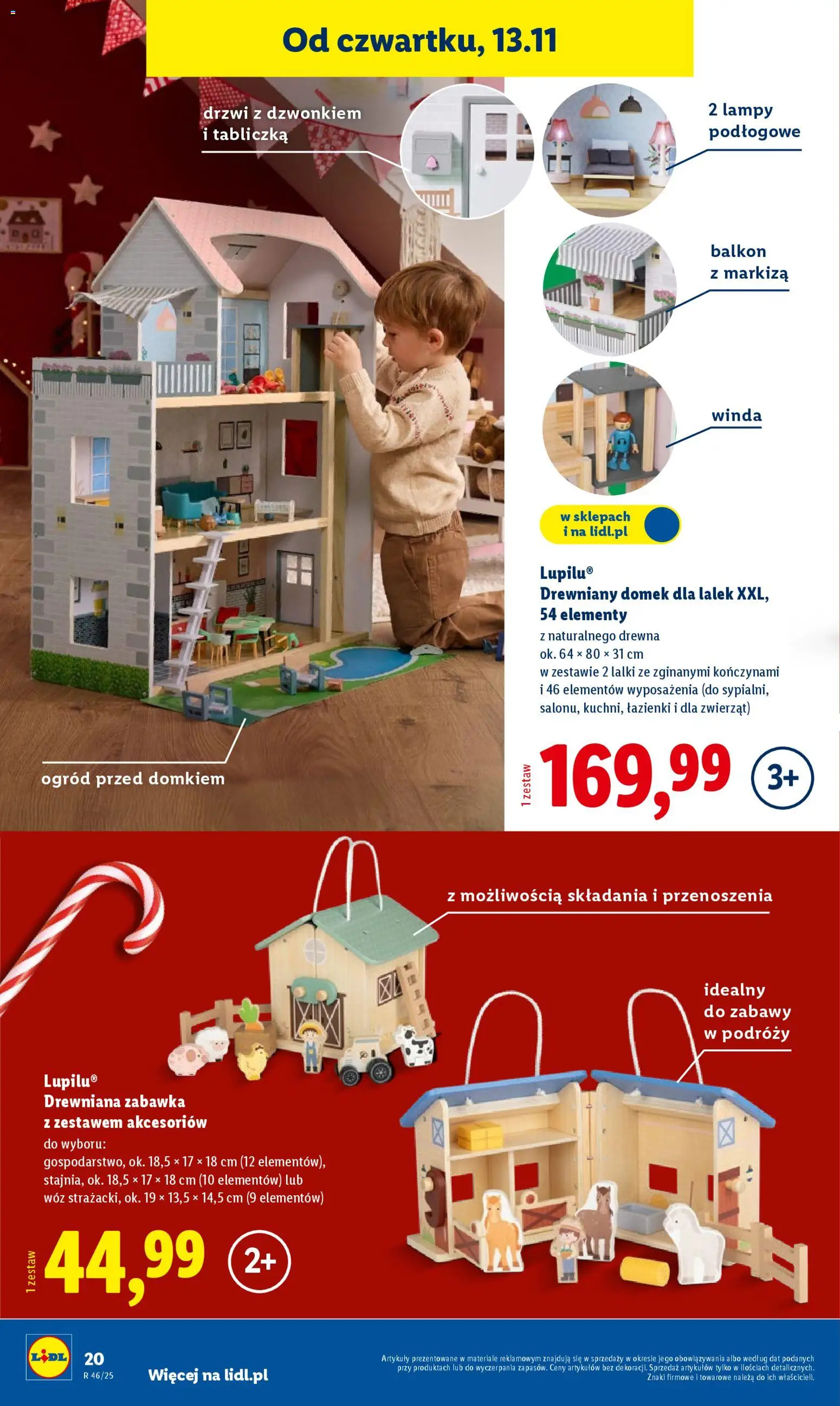 Lidl Katalog zabawek od 03.11.2025 | Strona: 20 | Produkty: Domek dla lalek