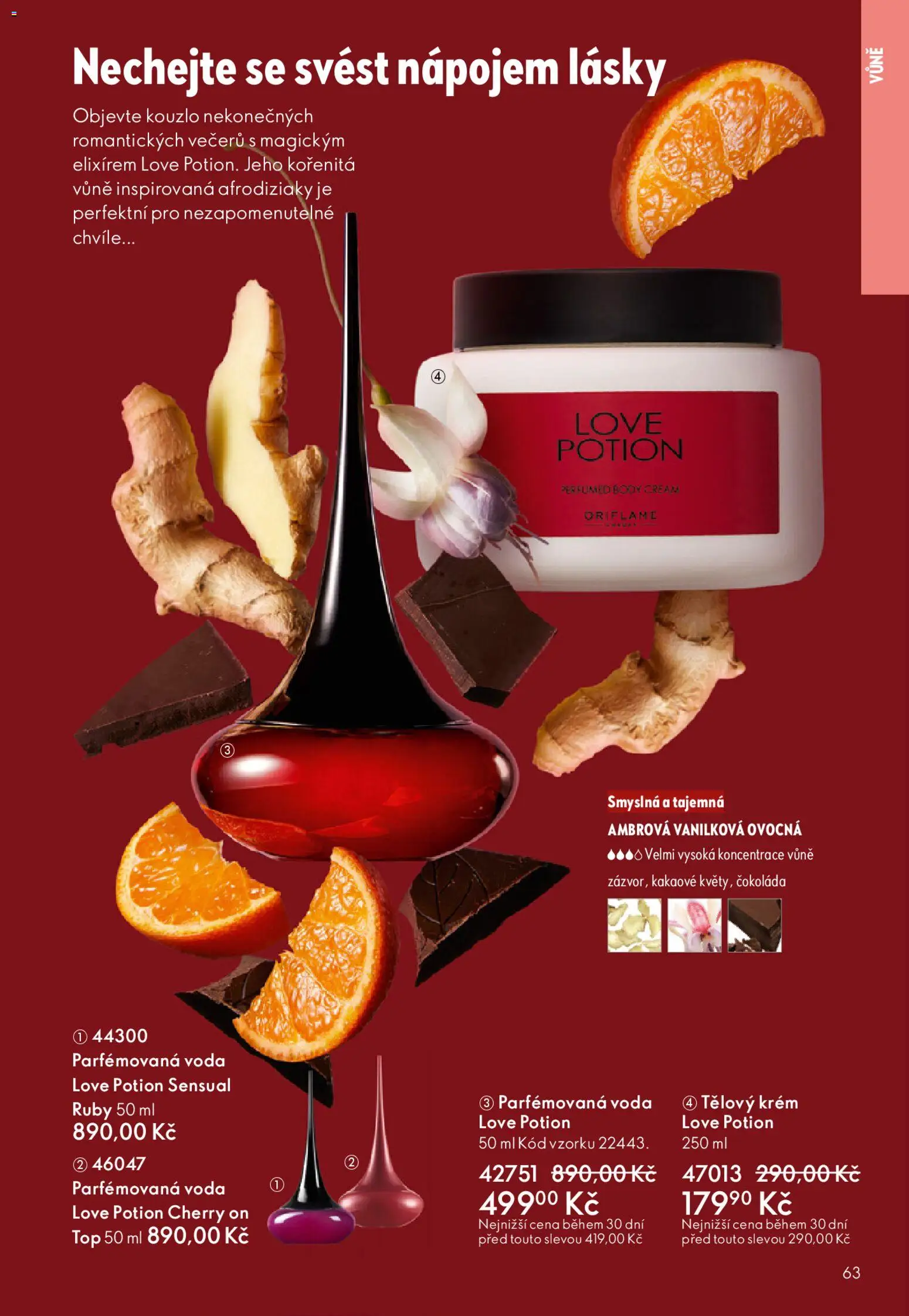 Oriflame katalog č.15/2025 od 22.10.2025 | Strana: 63 | Produkty: Tělový krém, Voda, Čokoláda, Body