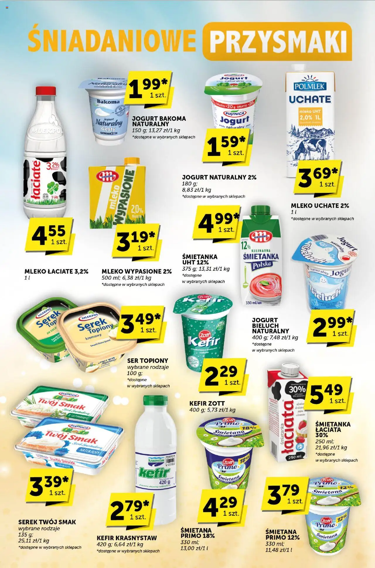 Groszek Gazetka - Katalog od 07.08.2025 | Strona: 2 | Produkty: Kefir, Serek, Ser, Jogurt