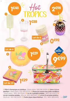 B&M - Prévisualisation de B&M catalogue valide à partir de 08.04.2026 | Page: 9 | Produits: Assiettes jetables, Flûte, Vin, Ananas