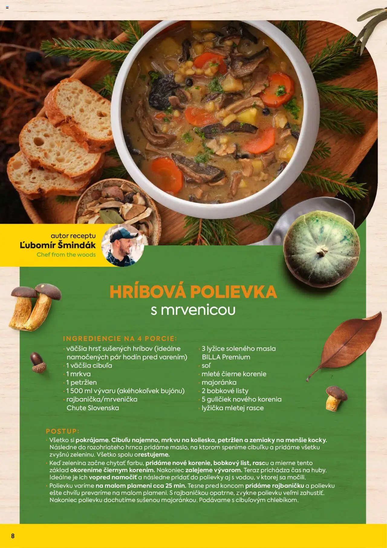 Nové Billa akcie – leták je platný od 10.09.2025 | Strana: 8 | Produkty: Korenie, Cibuľa, Soľ, Petržlen