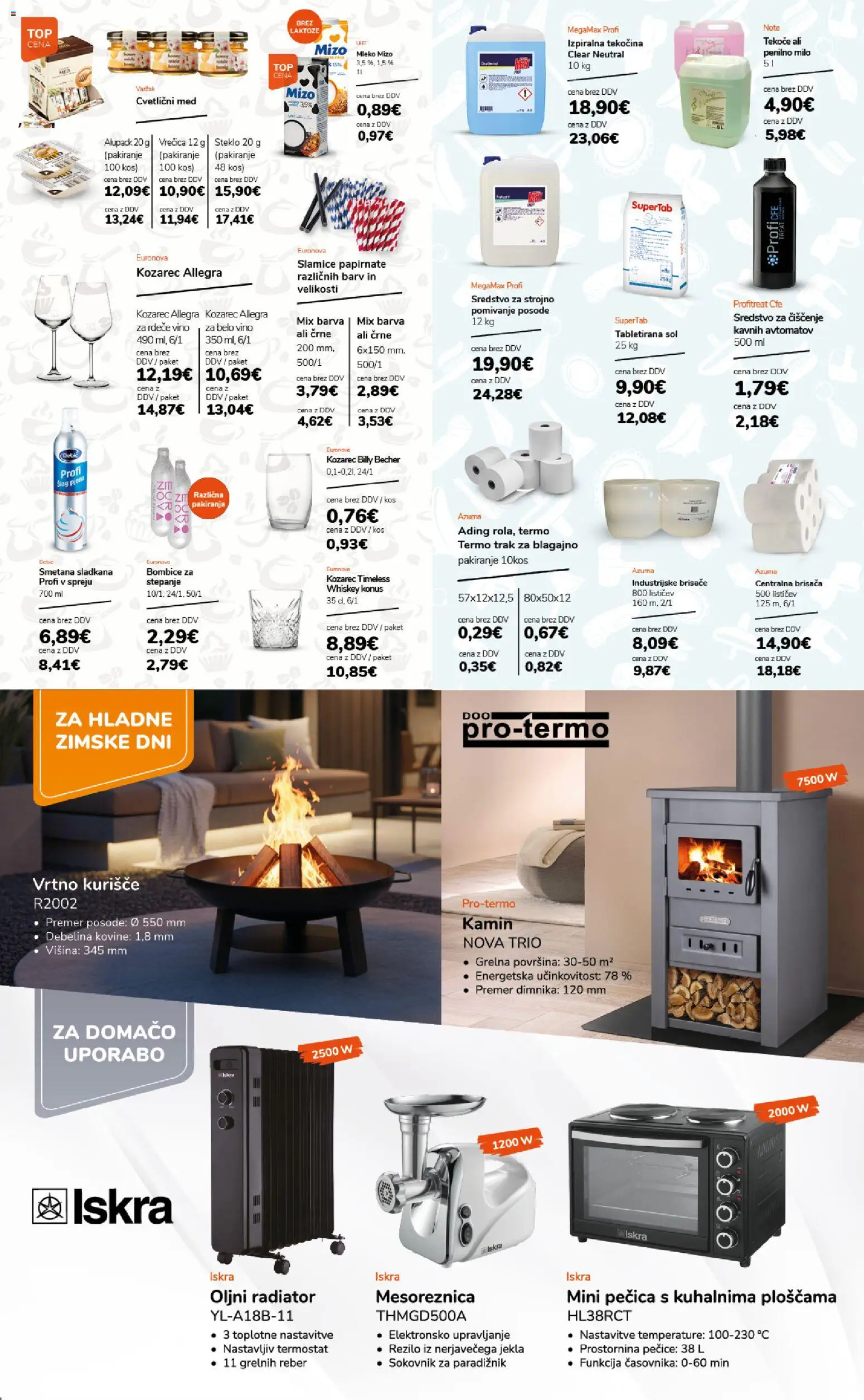 Novi Ahac katalog ponudbe – veljaven od 01.01.2026 | Stran: 22 | Izdelki: Brisača, Paradiznik, Smetana, Sol