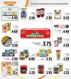 Volantino Spazio Conad del 05.09.2025 | Pagina: 24 | Prodotti: Legumi, Lenticchie, Tonno, Scatola