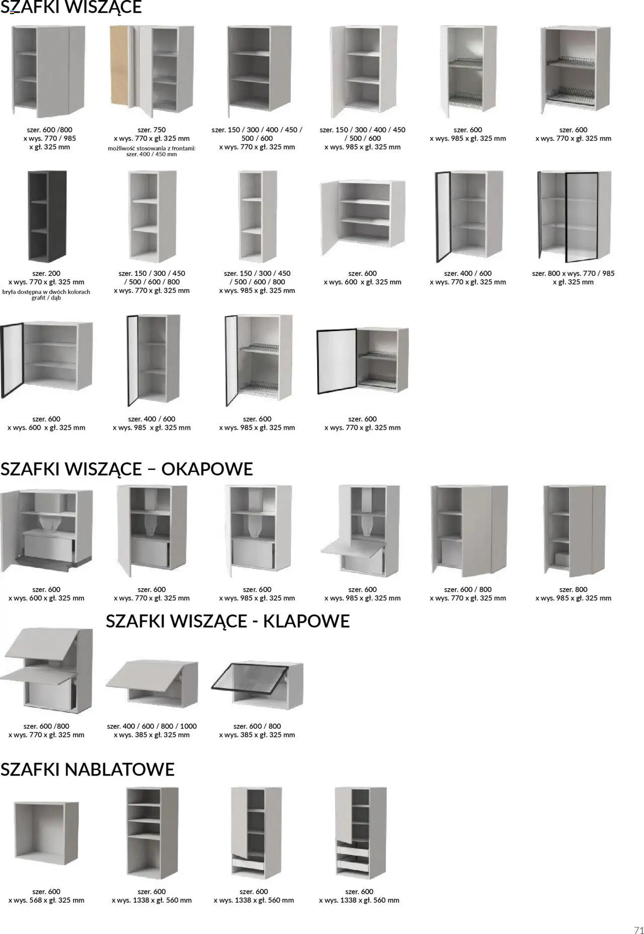 Salony Agata Gazetka - Kuchnie Qubik od 21.03.2025 | Strona: 71