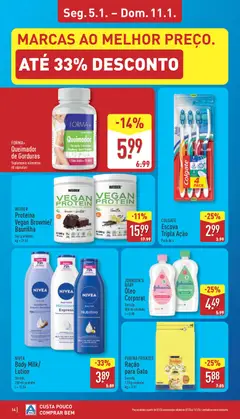 Pré-visualização Aldi folheto válido de 05.01.2026 | Página: 14 | Produtos: Óleo, Proteina