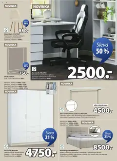 JYSK leták od 17.09.2025 | Strana: 4 | Produkty: Šatní skříň, Židle, Psací stůl, Skříň