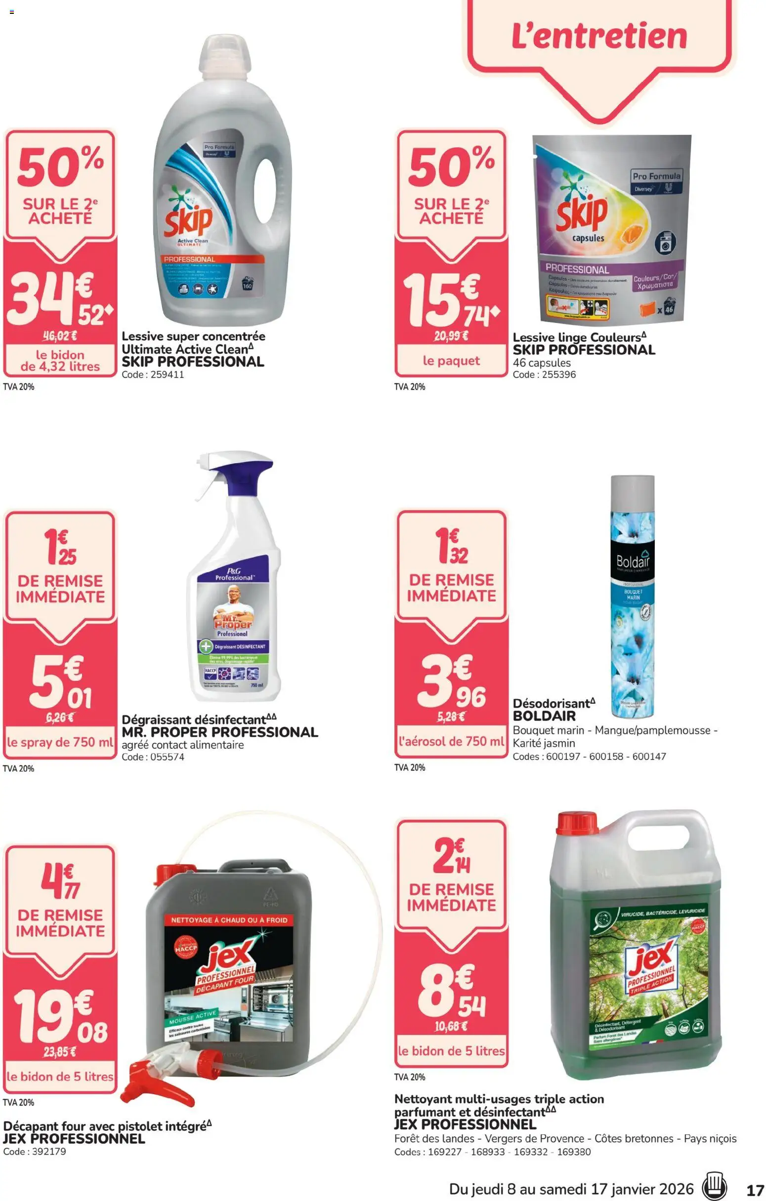 {H1} | Page: 17 | Produits: Parfum, Mousse, Désodorisant, Lessive