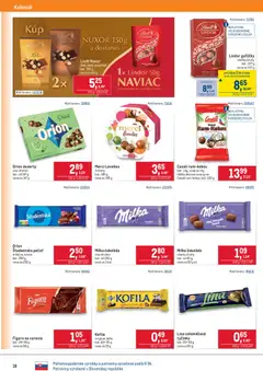 Metro leták platný od 11.03.2026 | Strana: 18 | Produkty: Lindor, Čokoláda, Študentská pečať, Milka