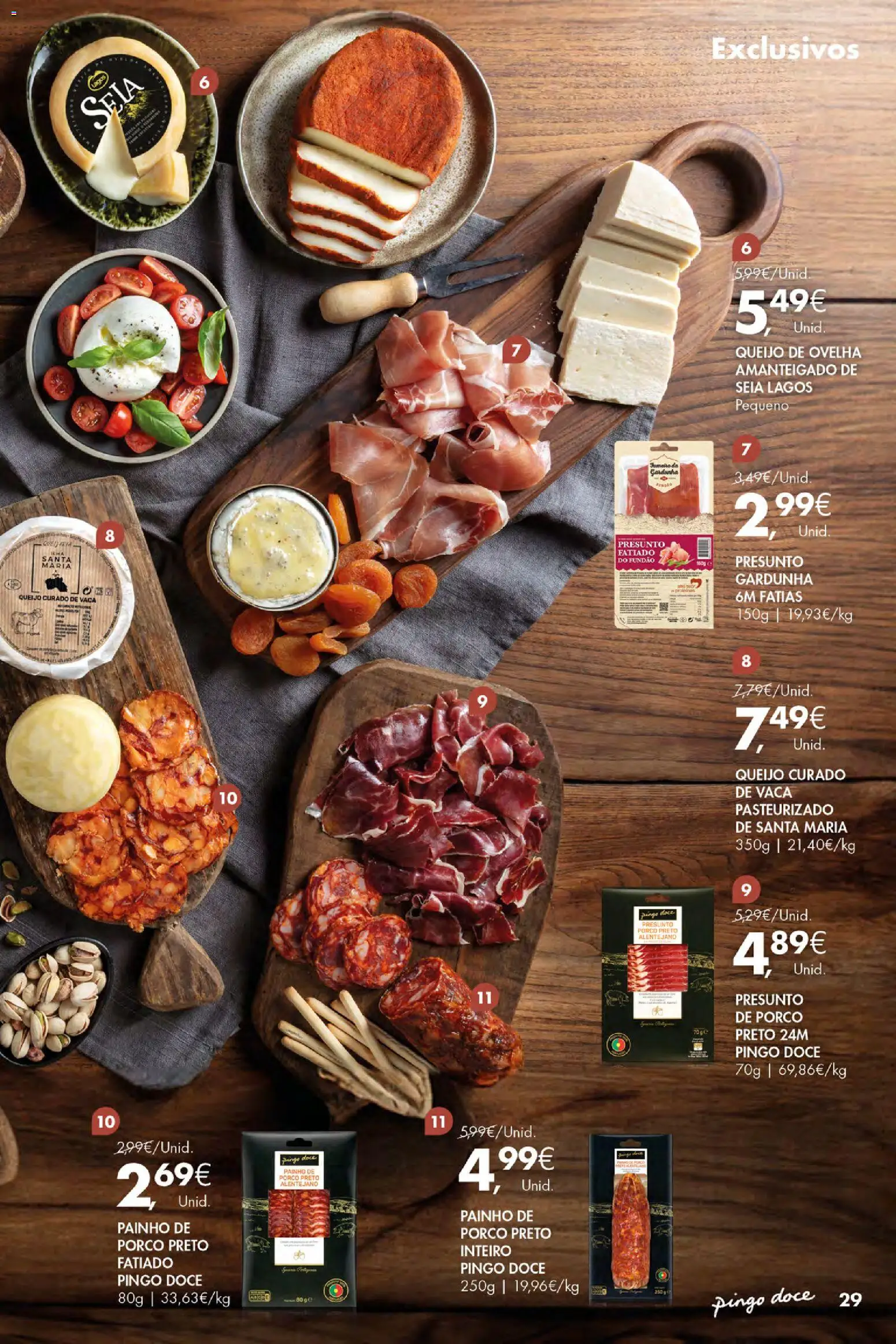 Pingo Doce Vinhos e Sabores de Portugal Açores │ válido de 15.01.2026 | Página: 29 | Produtos: Queijo, Presunto