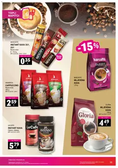 Katalog Trgovina Krk - Pregled kataloga iz trgovine Trgovina Krk, vrijedi od 16.01.2026 | Stranica: 11 | Proizvodi: Nescafe, Arabesca, Barcaffe, Cappuccino