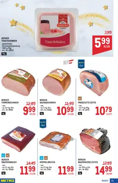 Metro angebote Profi ab 13.11.2025 gültig | Seite: 13 | Produkte: Wurst