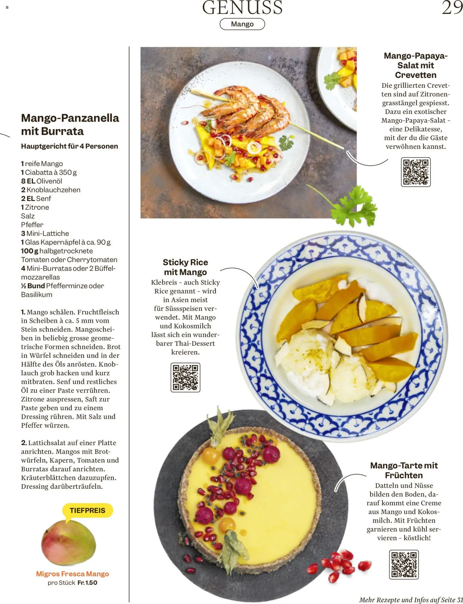 Migros Magazin – gültig ab 18.02.2026 | Seite: 29 | Produkte: Kammerjunker, Brot, Tomaten, Creme