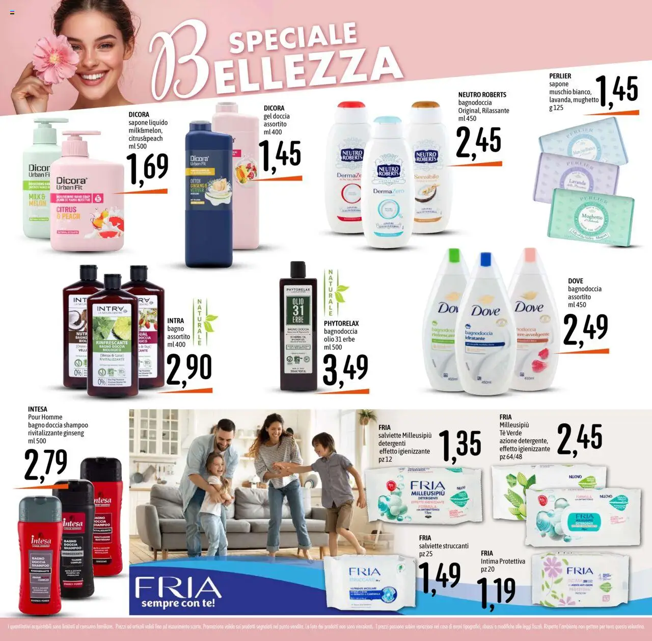 Volantino Emisfero del 25.09.2025 | Pagina: 24 | Prodotti: Shampoo, Salviette struccanti, Bagno, Terra