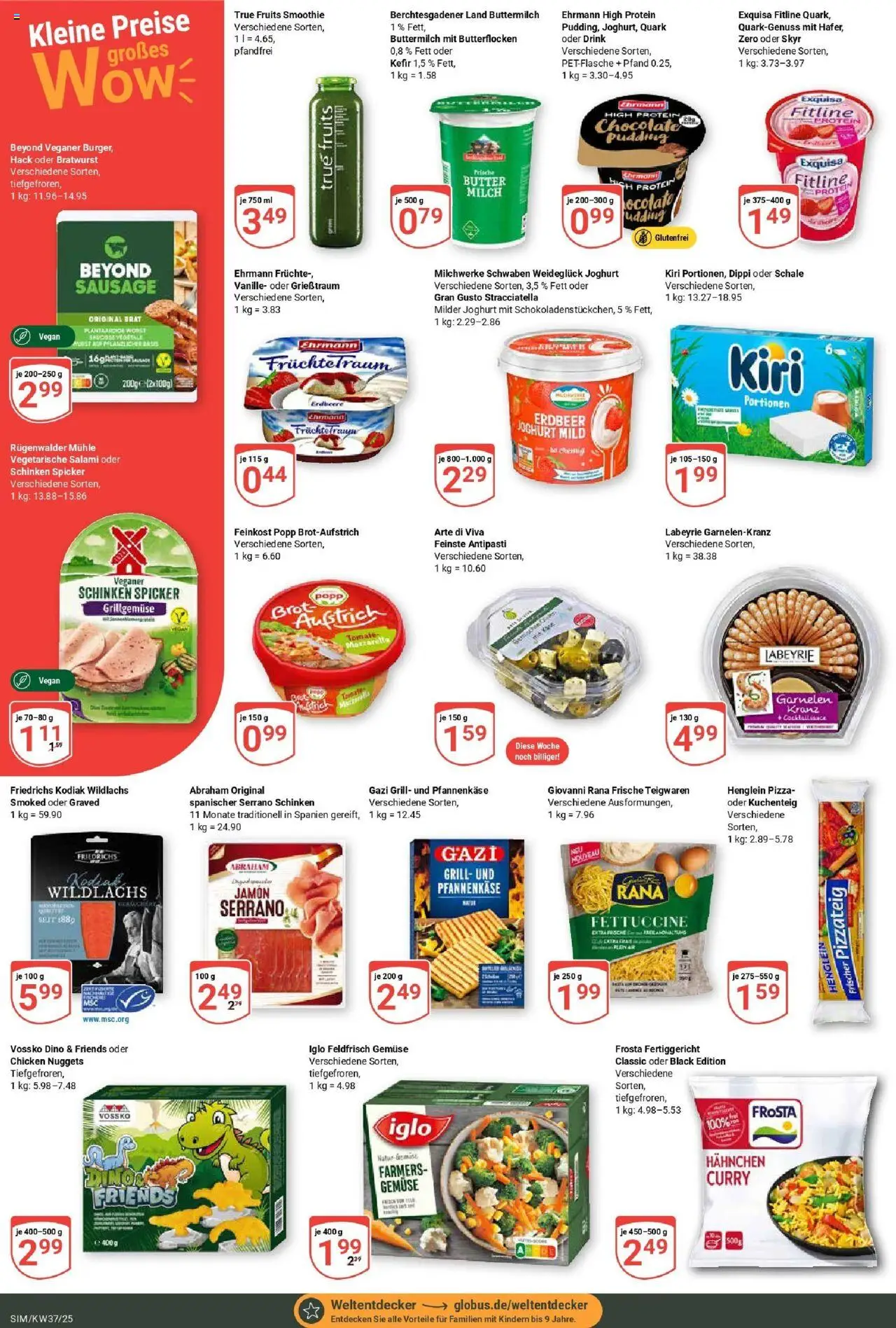 Globus prospekt Simmern	 – gültig ab 07.09.2025 | Seite: 3 | Produkte: Grill, Mozzarella, Skyr, Pizza