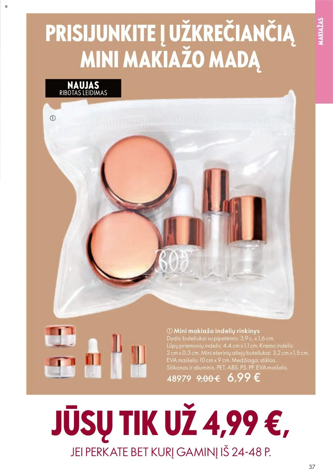 Oriflame akcijos nuo 29.10.2025 | Puslapis: 37 | Prekių: Kvapusis vanduo, Tualetinis vanduo, Laikrodis, Krepšelis
