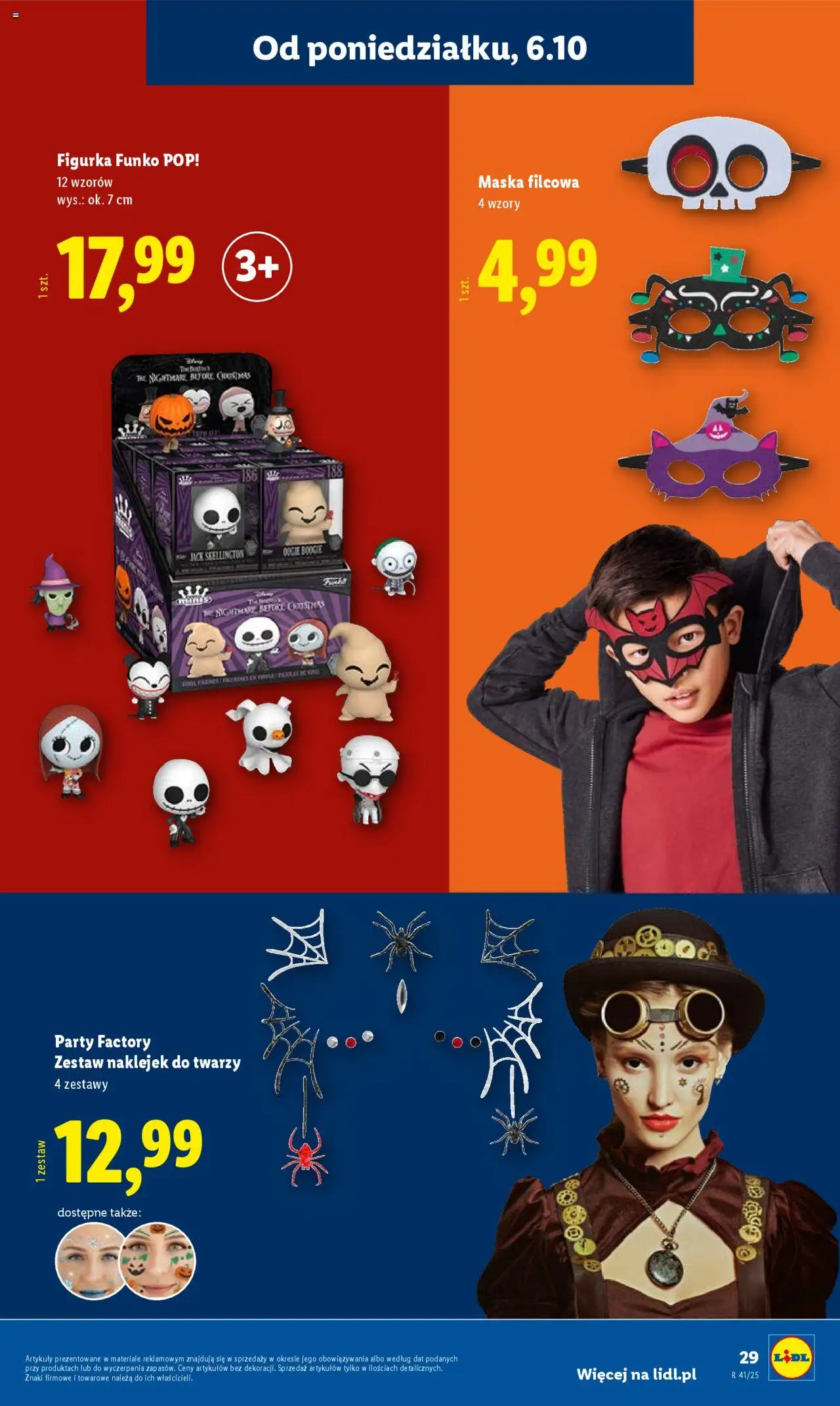 Lidl Katalog od 06.10.2025 | Strona: 29 | Produkty: Maska
