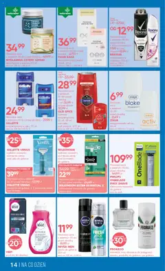 Super-pharm Gazetka od 04.09.2025 | Strona: 14 | Produkty: Kosmetyki, Maszynki do golenia, Herbata, Dezodorant
