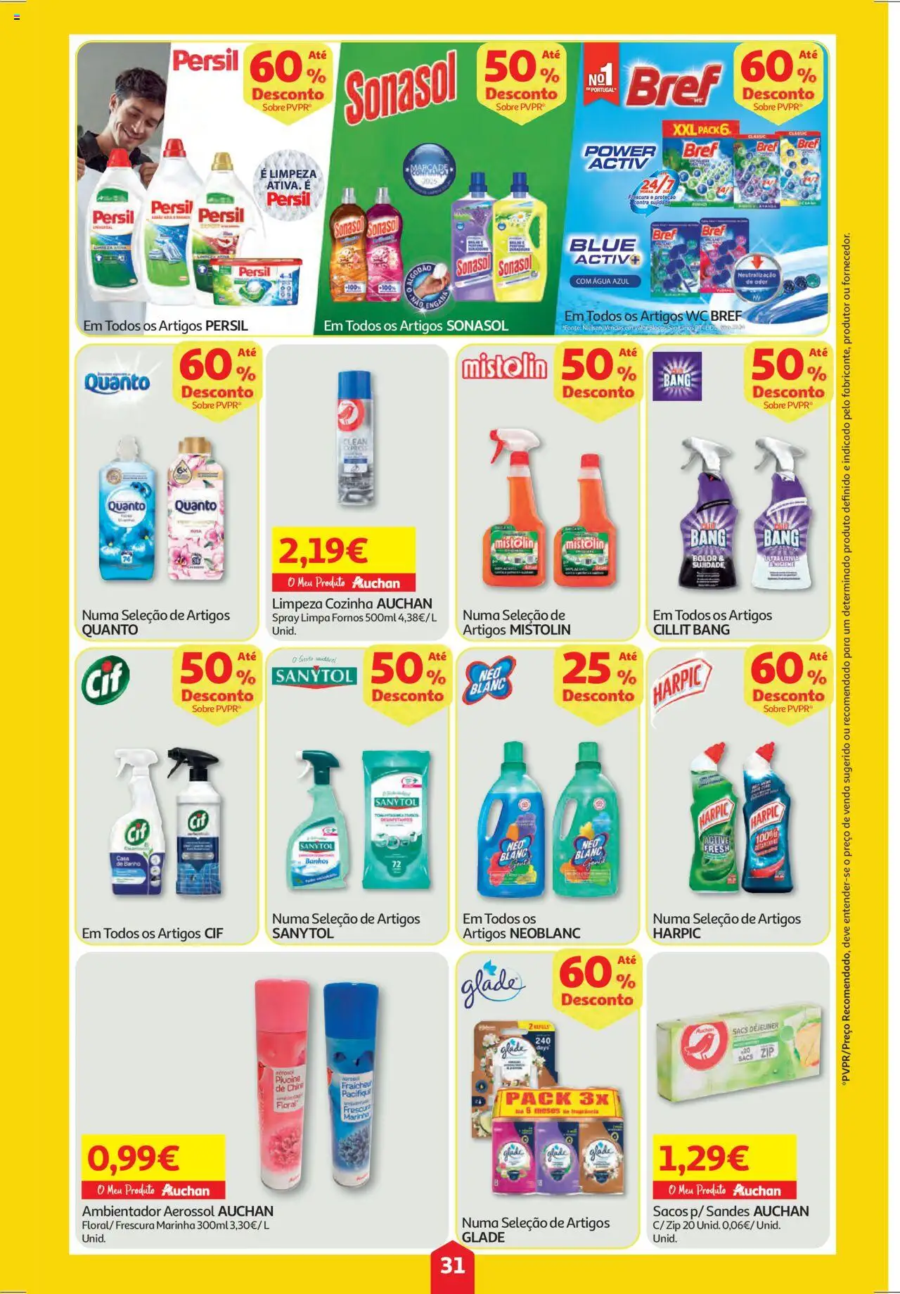 Auchan folheto │ válido de 11.09.2025 | Página: 31 | Produtos: Agua, Banho, Persil