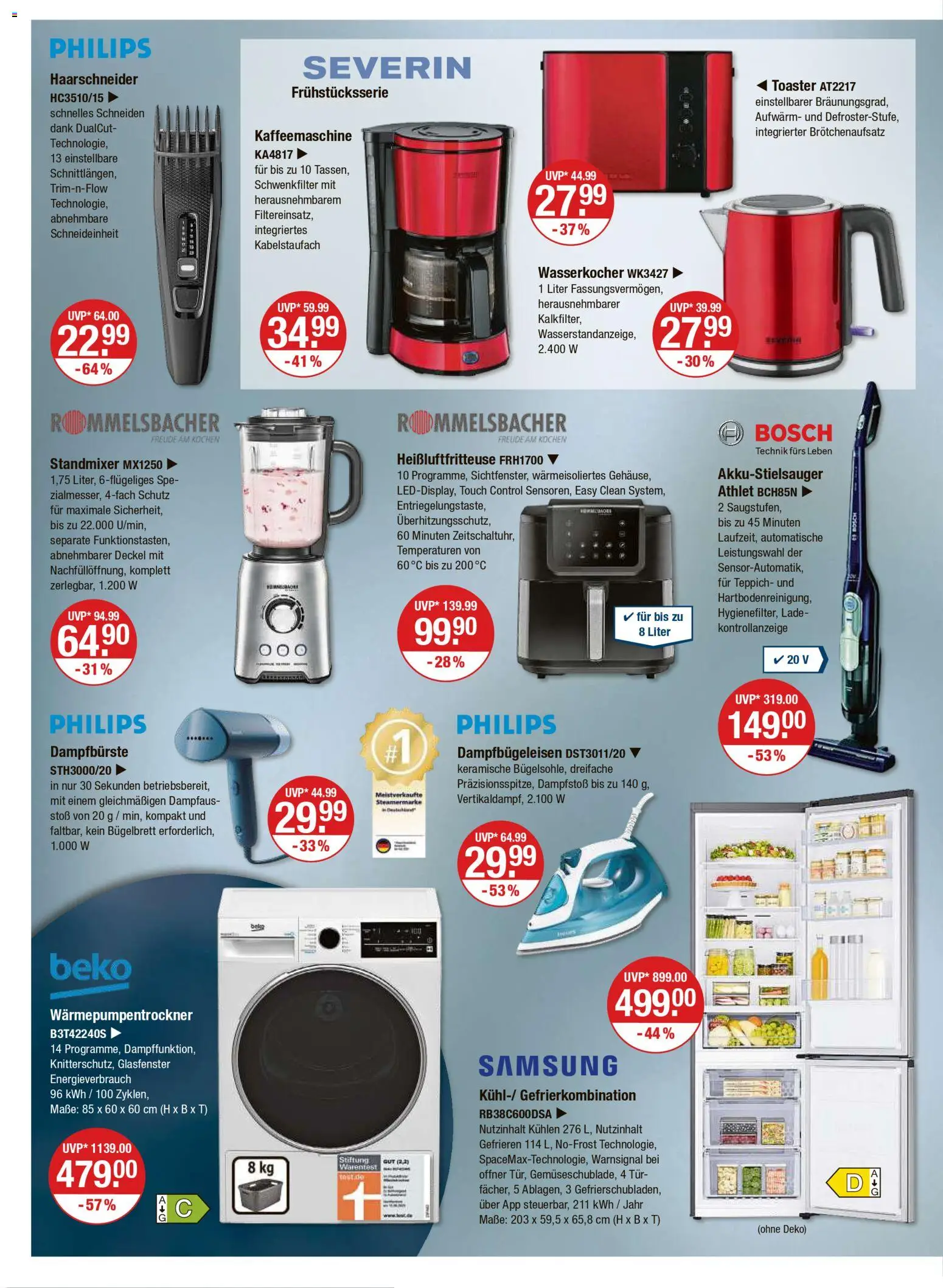 V-Markt - M&#252;nchen – gültig ab 30.10.2025 | Seite: 18 | Produkte: Philips, Kaffeemaschine, Teppich, Samsung