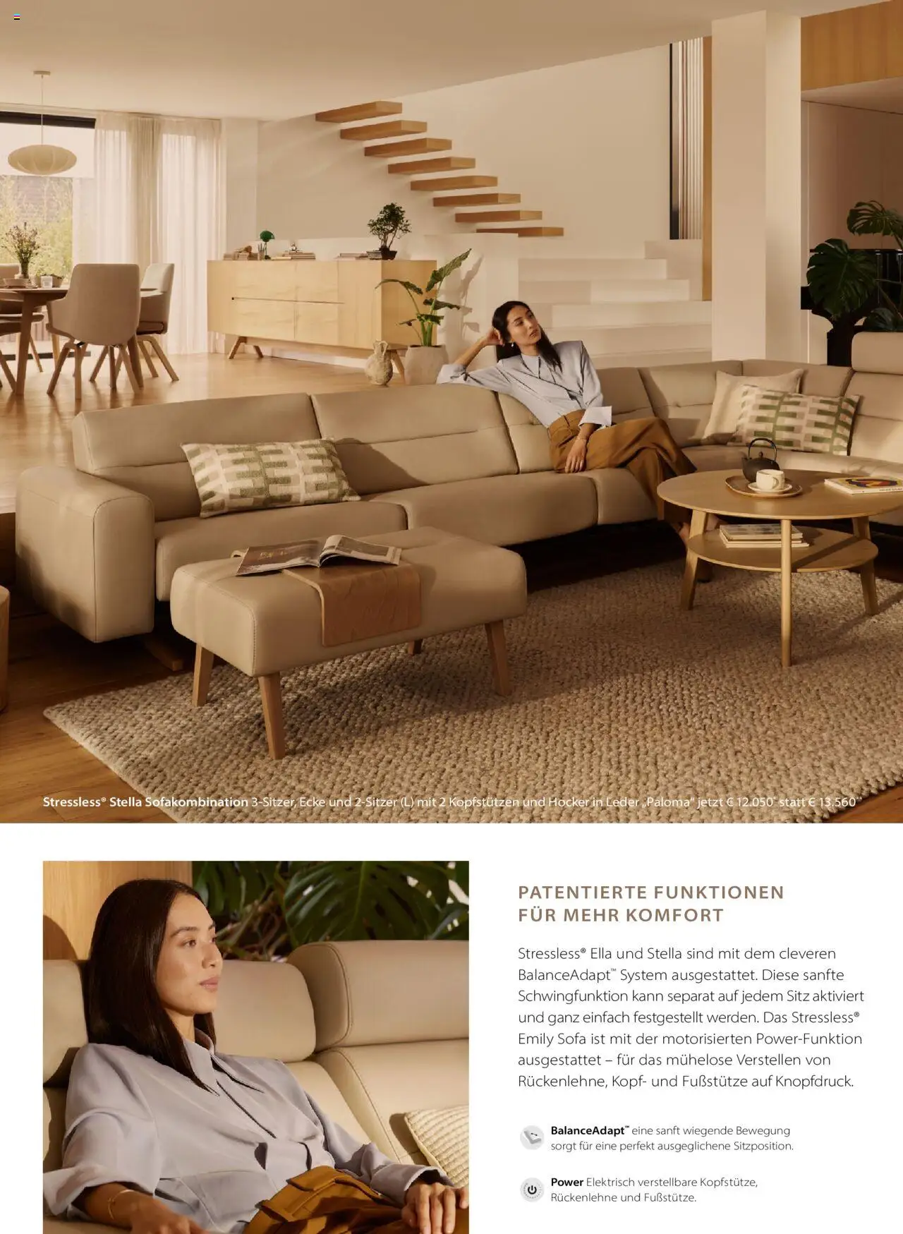 Zurbrüggen Stressless Spezial – gültig ab 01.10.2025 | Seite: 6 | Produkte: Hocker, Sofa