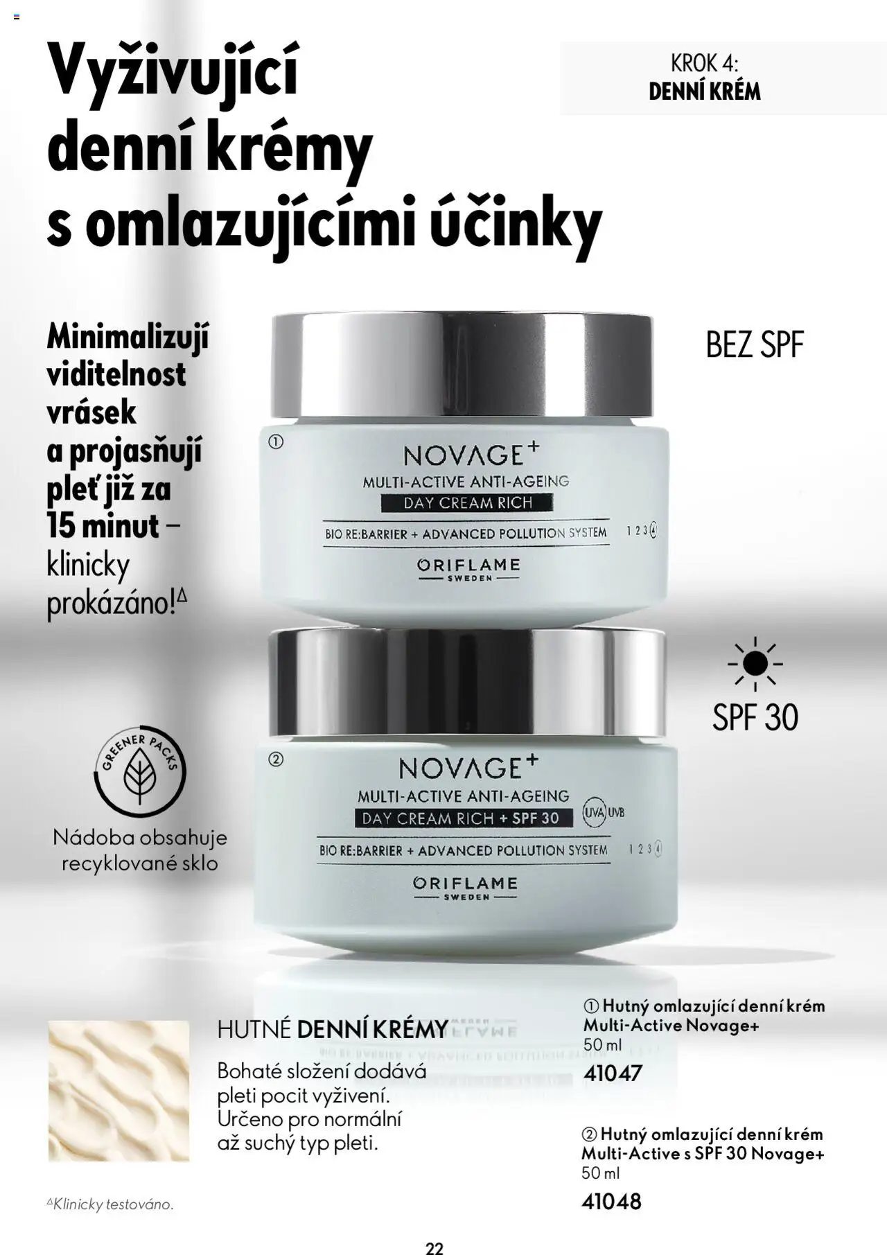 Oriflame katalog Novage+ od 23.04.2024 | Strana: 22 | Produkty: Krém