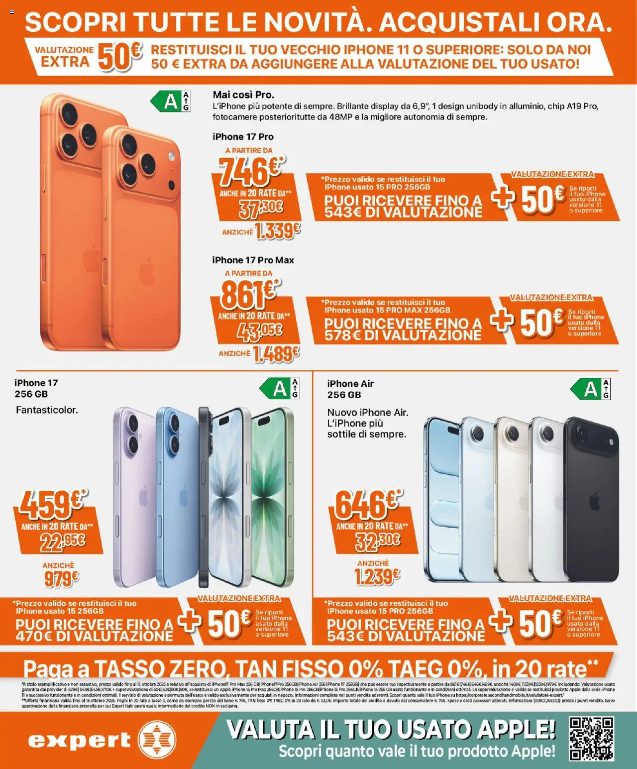 Volantino Expert del 25.09.2025 | Pagina: 6 | Prodotti: Iphone