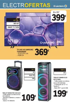 Vista previa E.Leclerc folleto válido desde el 15.10.2025 | Página: 14 | Productos: Radio, Micrófono, Batería