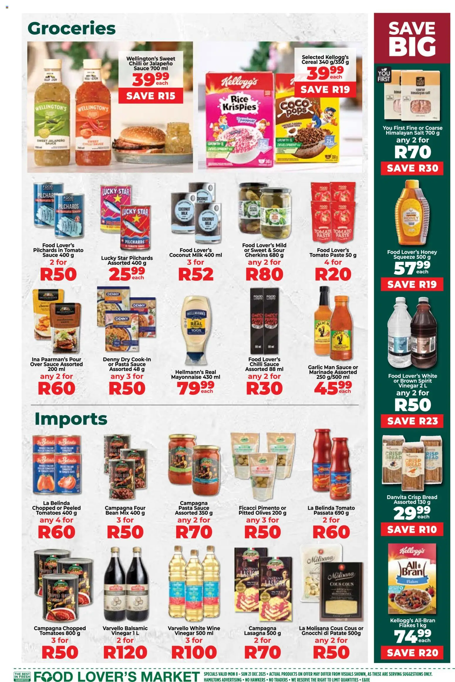 New Food Lover's Market catalogue – valid from 08.12.2025 | Page: 13 | Products: Pasta, Sauce, Garlic, Chilli