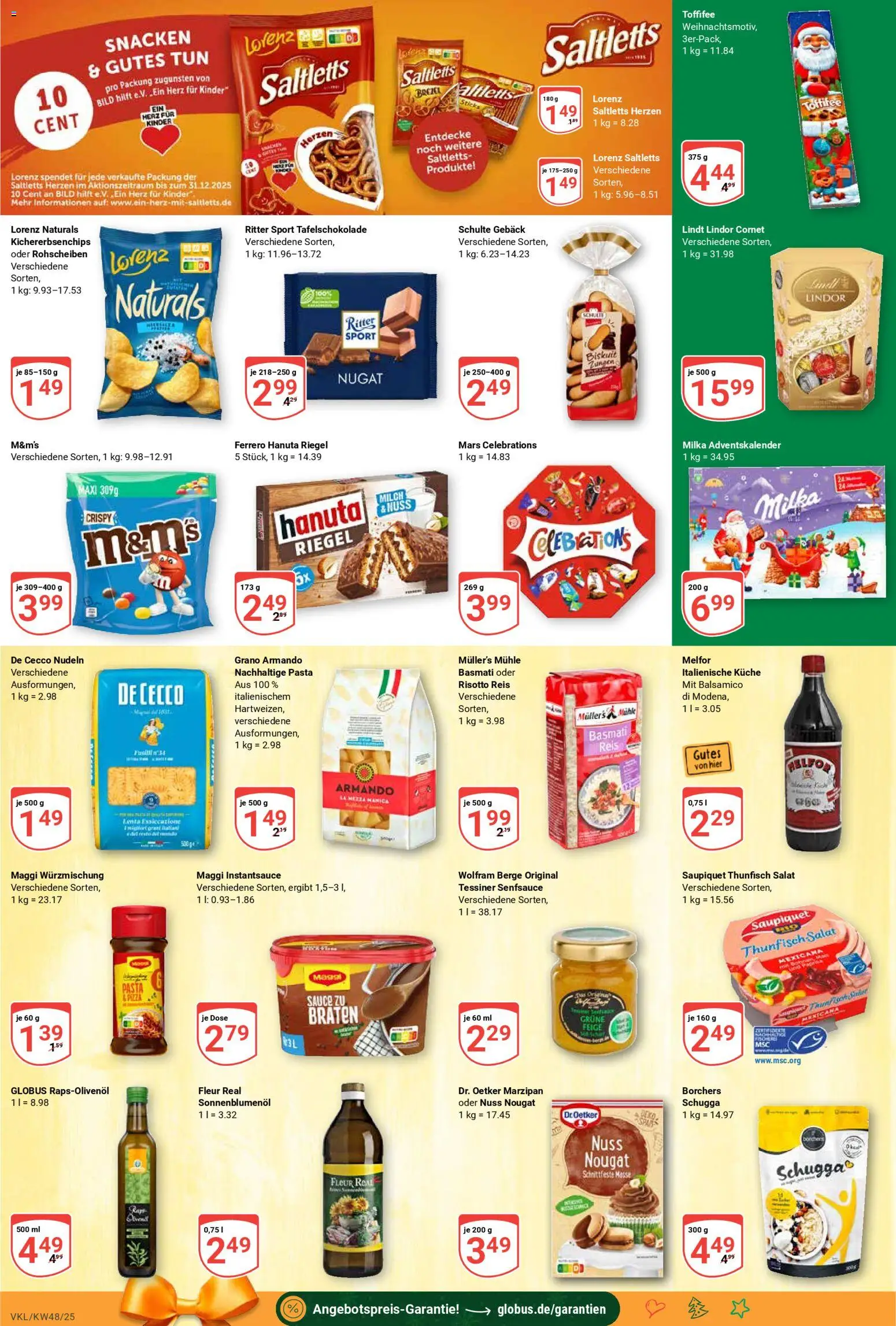 Globus prospekt Völklingen	 – gültig ab 24.11.2025 | Seite: 18 | Produkte: Sonnenblumenol, Küche, Milka, Celebrations