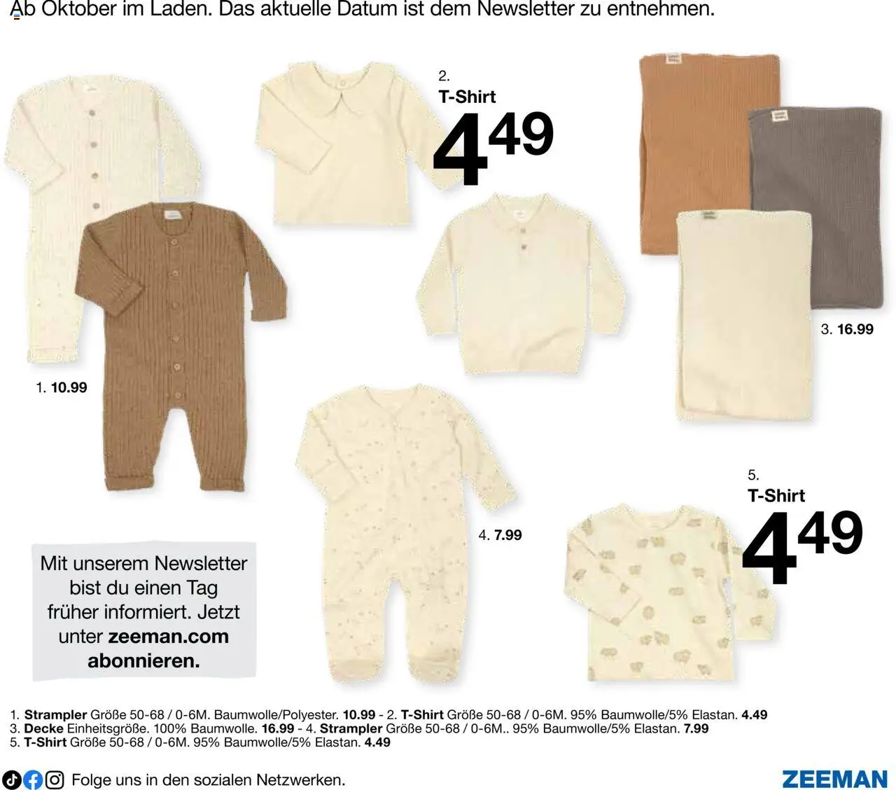 Zeeman Babyprospekt – gültig ab 18.07.2025 | Seite: 13 | Produkte: Decke