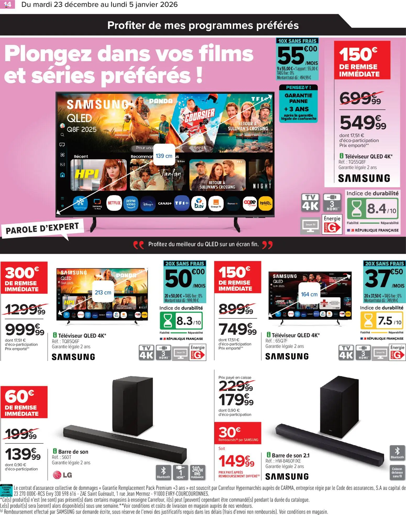 {H1} | Page: 16 | Produits: Televiseur, Smart TV, Barre de son