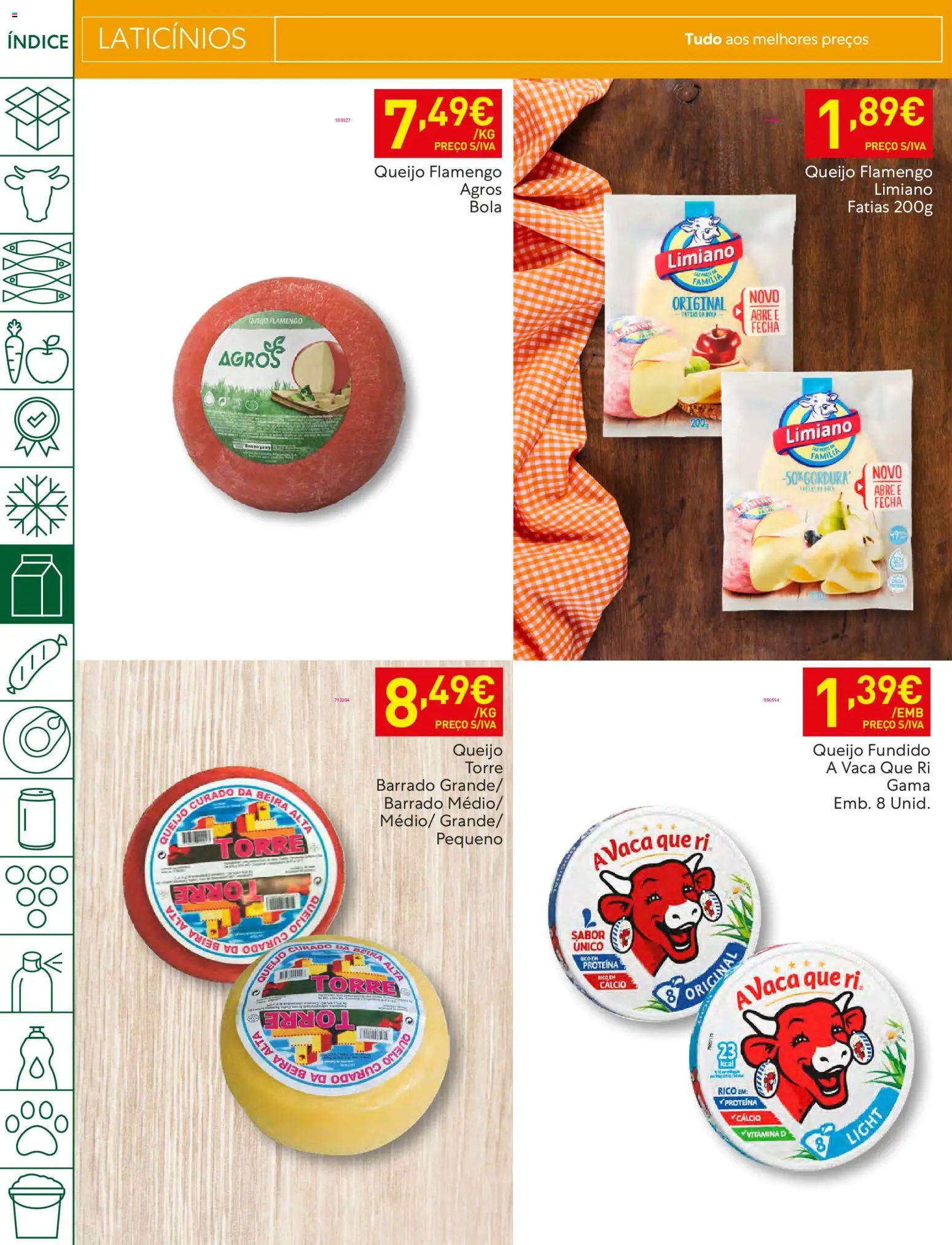 Recheio folheto │ válido de 03.02.2026 | Página: 22 | Produtos: Cálcio, Queijo, Vitamina d, Proteina