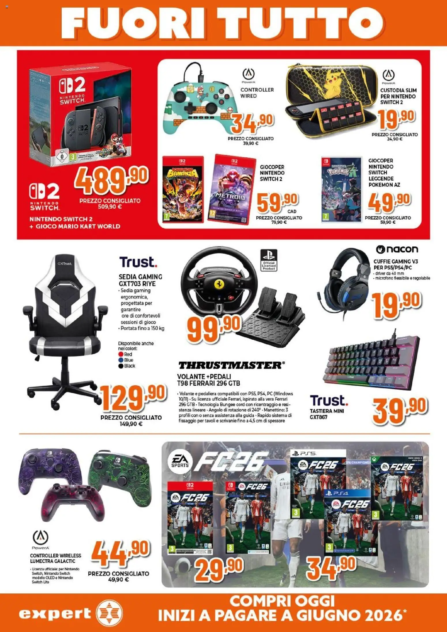 Volantino Expert del 27.12.2025 | Pagina: 12 | Prodotti: PC, Tastiera, Cuffie, Microfono