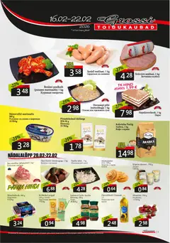 Grossi Toidukaubad kliendilehe eelvaade alates 16.02.2026