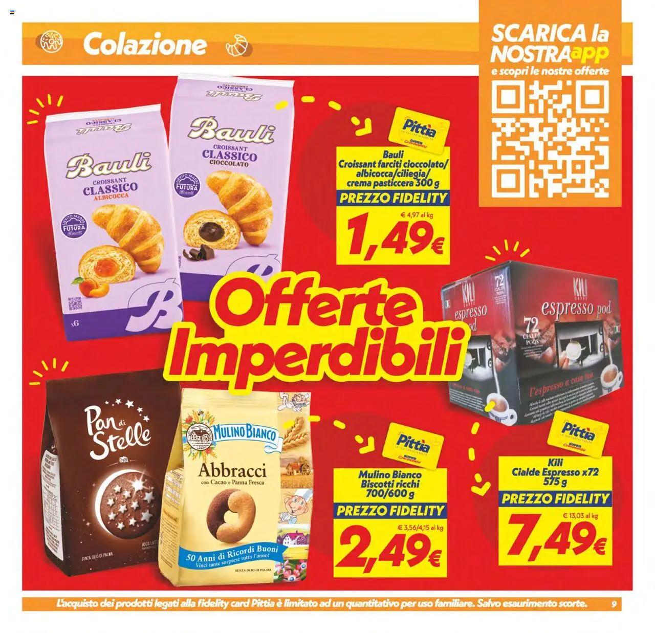 Volantino SuperConveniente del 24.07.2025 | Pagina: 9 | Prodotti: Cioccolato, Biscotti, Croissant, Cacao