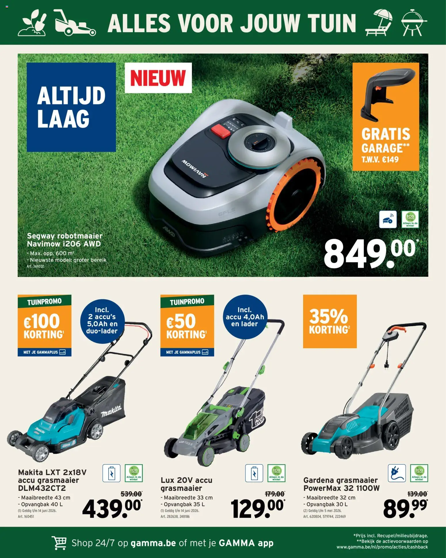 {H1} | Pagina: 28 | Producten: Grasmaaier