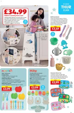 Preview of Aldi - Weekly offers UK Specialbuys valid from 08.01.2026 | Page: 15 | Products: Table, Cutlery set, Brush, Dishwasher