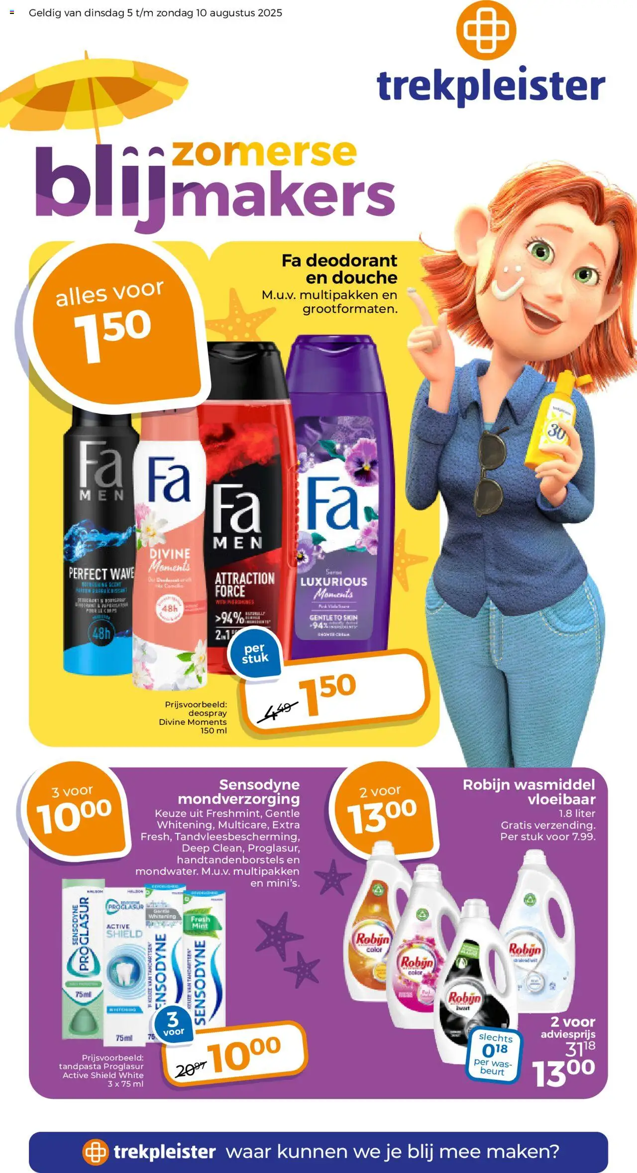  | Pagina: 1 | Producten: Deodorant, Tandpasta, Robijn, Mondverzorging